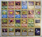 Team Rocket Vintage Lot 24 Cards Pokemon Charmander Flareon Jolteon Squirtle