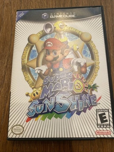 Super Mario Sunshine (Nintendo GameCube, 2002)  No Manual