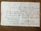 1864 - Civil War - Medical "PASS" - Lincoln General Hospital in Washington DC