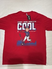 Washington Nationals #22 Juan Soto T Shirt Red NWT 22 Signature MLB 