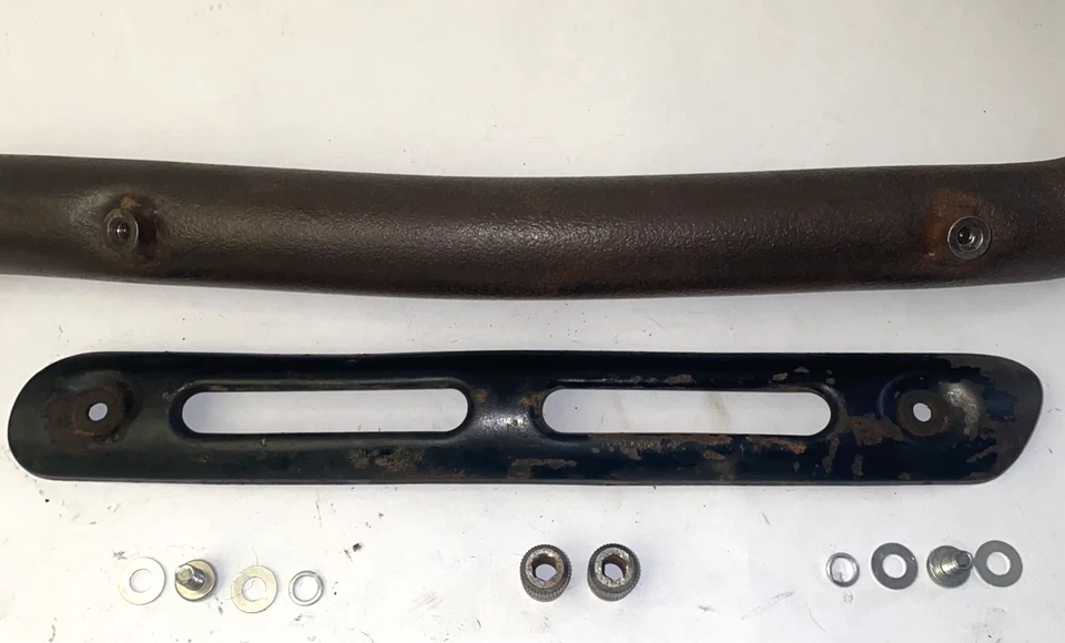 Yamaha TT500 1977 tubo de escape escudo térmico 77-81 Ahrma Calvmx vintage OEM Foto 2 de 4