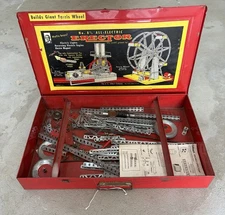 Vintage AC Gilbert No. 8 1/2 FERRIS WHEEL Erector Set For Parts Incomplete Set