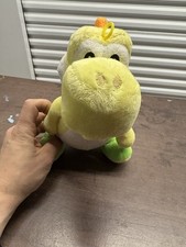 Super Mario Yellow Yoshi Plush Nintendo Stuffed Animal 8  Toy