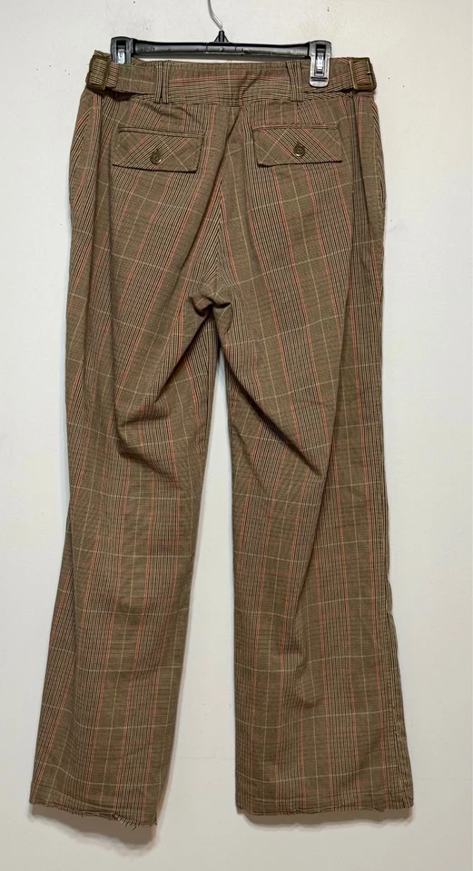 Pantalones de pierna ancha a cuadros Relativity Y2K Academia para mujer 8 pantalones retro a cuadros Foto 3 de 4