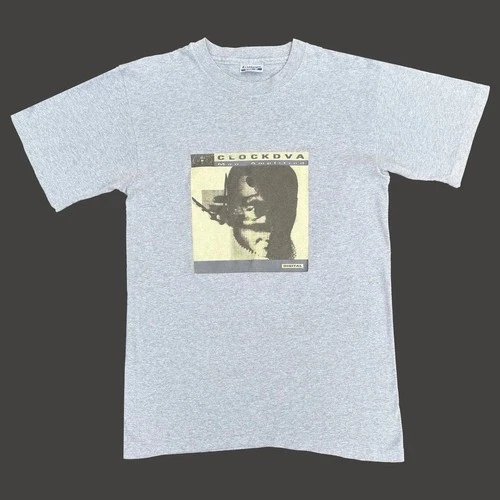 Clock DVA 91 90s Vintage Man-Amplified Band Tour Concer 1990s vintage concert t-shirt, vintage, single stitch, B+ condition