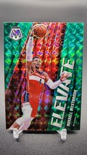2020-21 Panini Mosaic Basketball Elevate Green Mosaic Russell Westbrook NM!