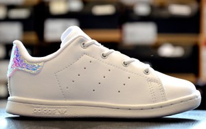 Adidas Stan Smith Bébé Enfants Chaussures Fille Fermeture Scratch 