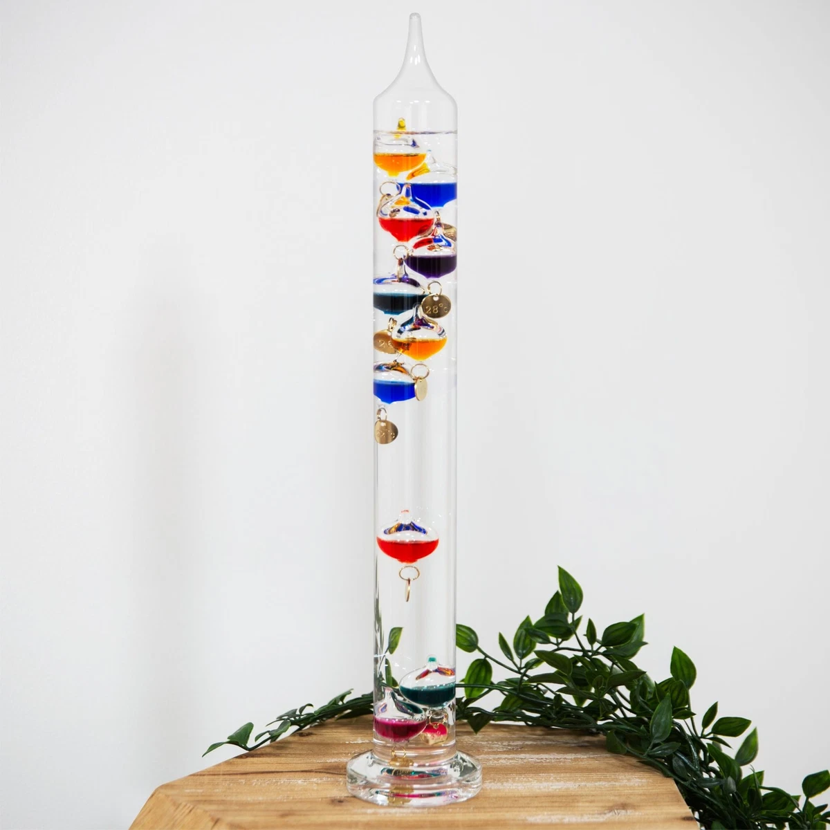 Vintage Galileo Thermometer Kugeln rot 43 cm (Gebraucht) in Kloten für