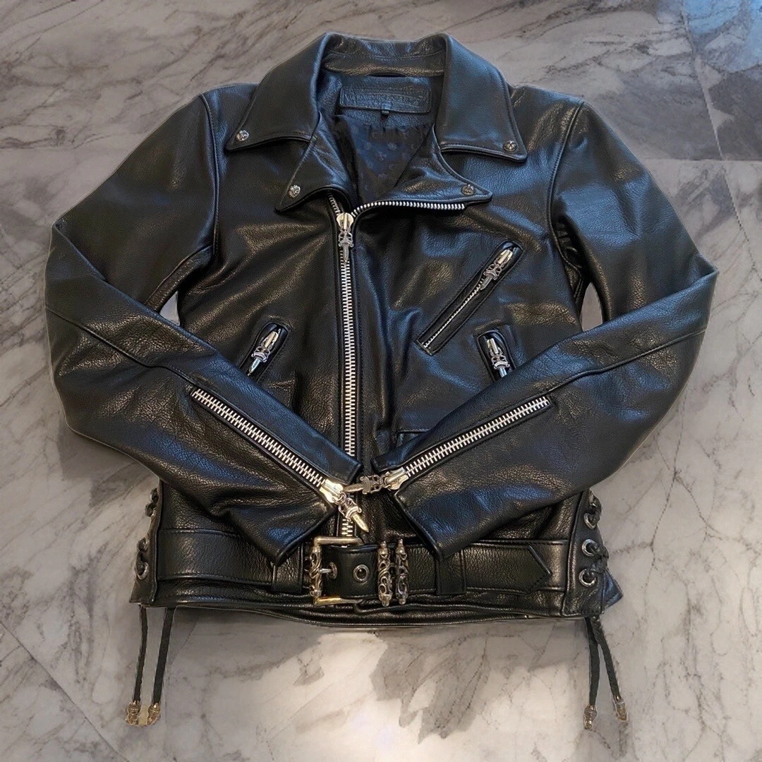 Chrome hearts biker clearance jacket