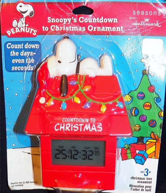 Hallmark 2011 Snoopy s Countdown To Christmas Peanuts Tree Ornament For