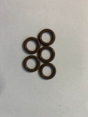 FKM FPM bis 200°C , 5 Stück O-Ringe Dichtringe 5x2 / 5,00 x 2,00 / Viton 