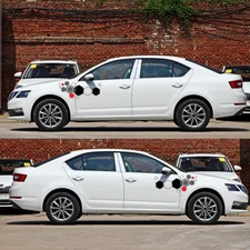 Car Stickers Side Body Honeycomb Pattern Vinyl Bumper Decor Decas Waterproof