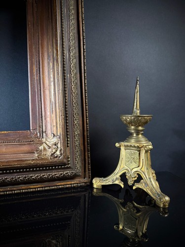 Large Antique Picture Frame (67x58cm) 19th Century Ornate Wall Decor / Ornate Wa - Picture 8 of 12