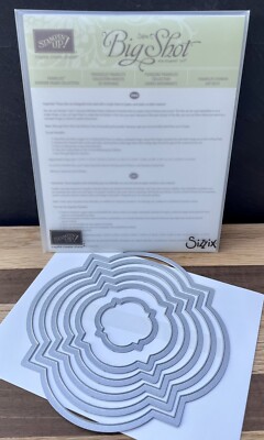 Stampin' Up! Dies 6 Window Frame Collection Framelits Sizzix Big