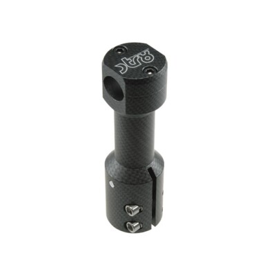 Handlebar clamp STR8 for MBK booster/Yamaha BWs, real look carbon