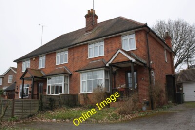 Photo 6x4 Maybough Cottages Purley on Thames There is an OS benchmark [[3 c2012