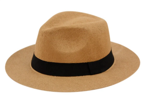 Panama Wide Fedora Trilby Gangster Summer Beach Sun Straw Women Men Hat SPF50+
Opens in a new window
