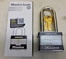 NEW MASTER LOCK Like Keyed Padlock 2 1/2 in Vertical Shackle, A152
