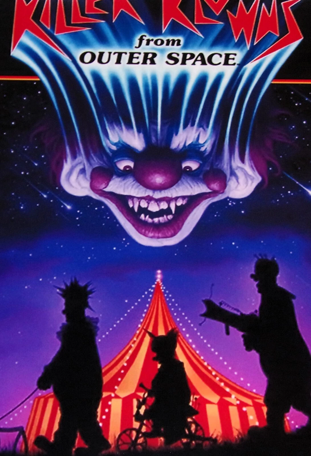 Killer Klowns from Outer Space 1988 Alternate USA Poster  Vertical Horror Print