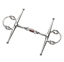 Full Cheek Copper Lozenge Running Gag Bit  5 1/4" ,5 1/2" , 6" , 6 1/4" 6 1/2"