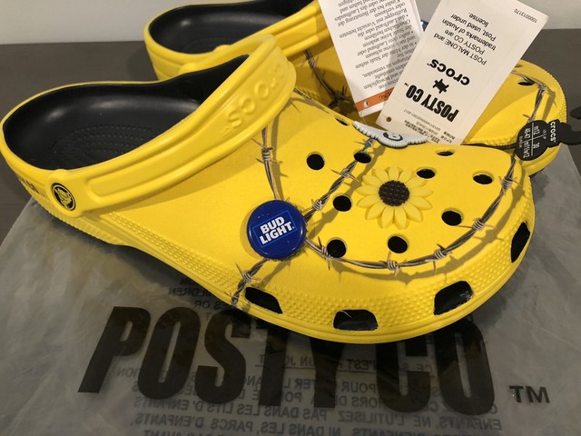 crocs with sunflowers