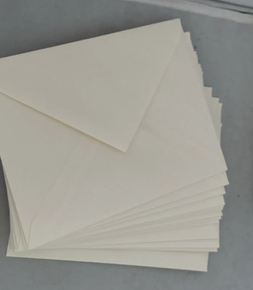 Juego de 12 tarjetas de notas en blanco con sello vintage - tarjetas y sobres BM 944-5 Foto 3 de 4