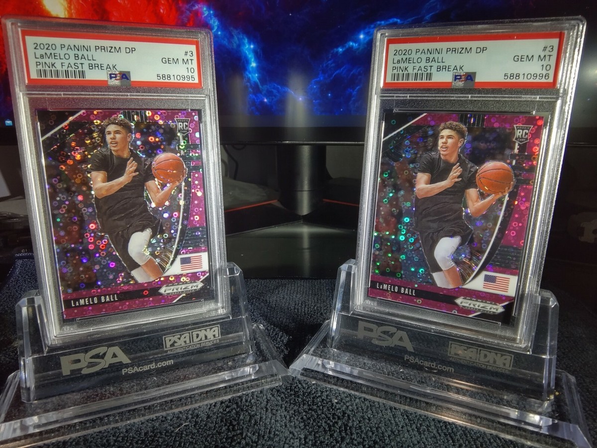 2020 Prizm DP Lamelo Ball RC Pink Fast Break Disco /25 PSA 10 GEM