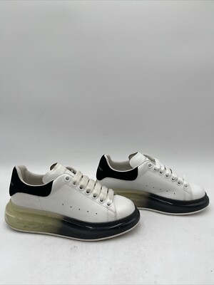 Women’s Alexander McQueen Oversized Sneakers White/Black/Transparent Size  36C