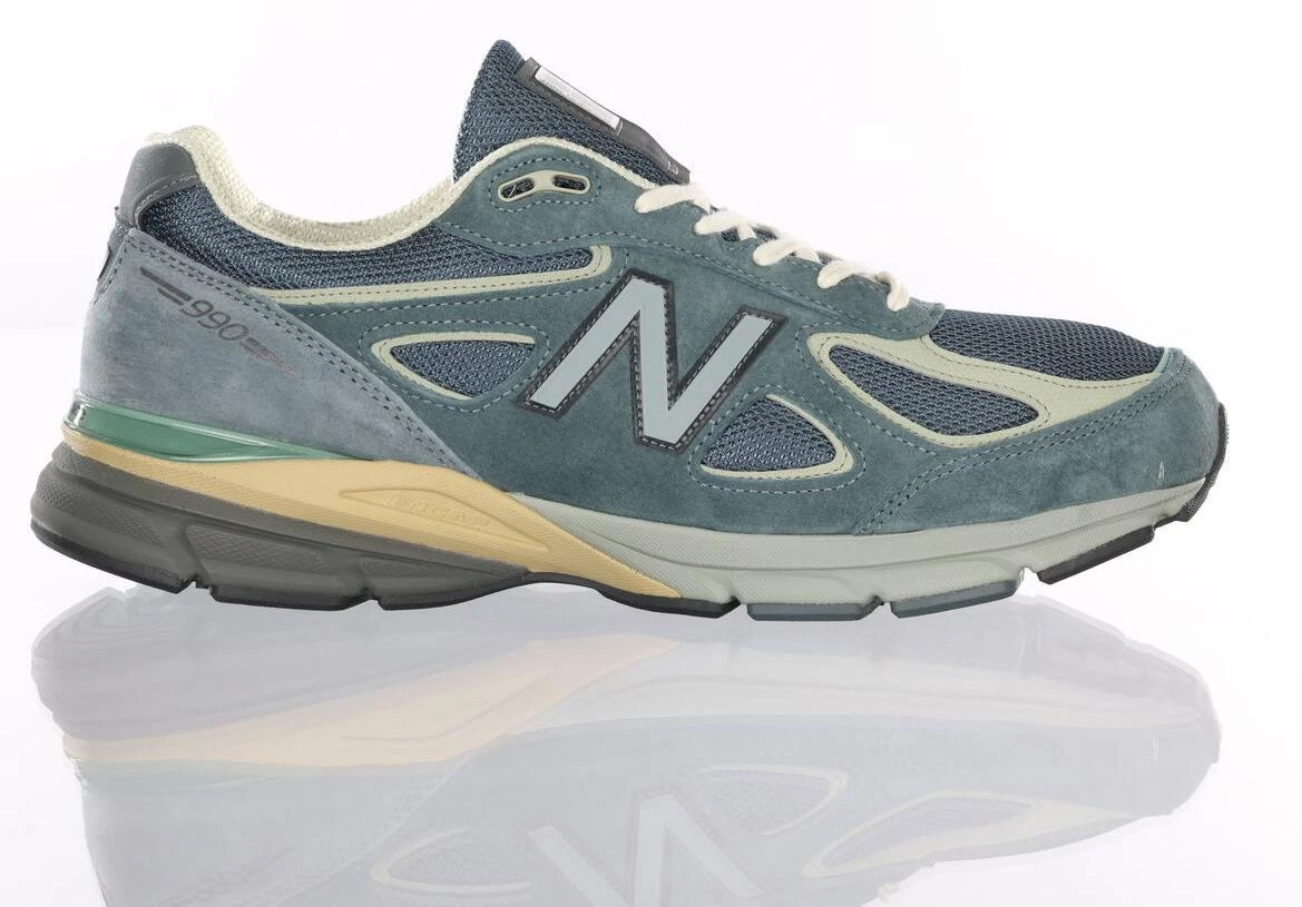 AURALEE x New Balance 990v4 Made in USA Trooper for Sale