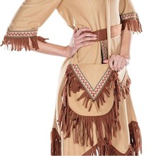 KARNEVAL FASCHING KOSTÜM ZUBEHÖR INDIANER TASCHE MIT FRANSEN NEU