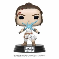 Funko Pop! Star Wars Episode Ix - Rey W/2 Light Sabers
