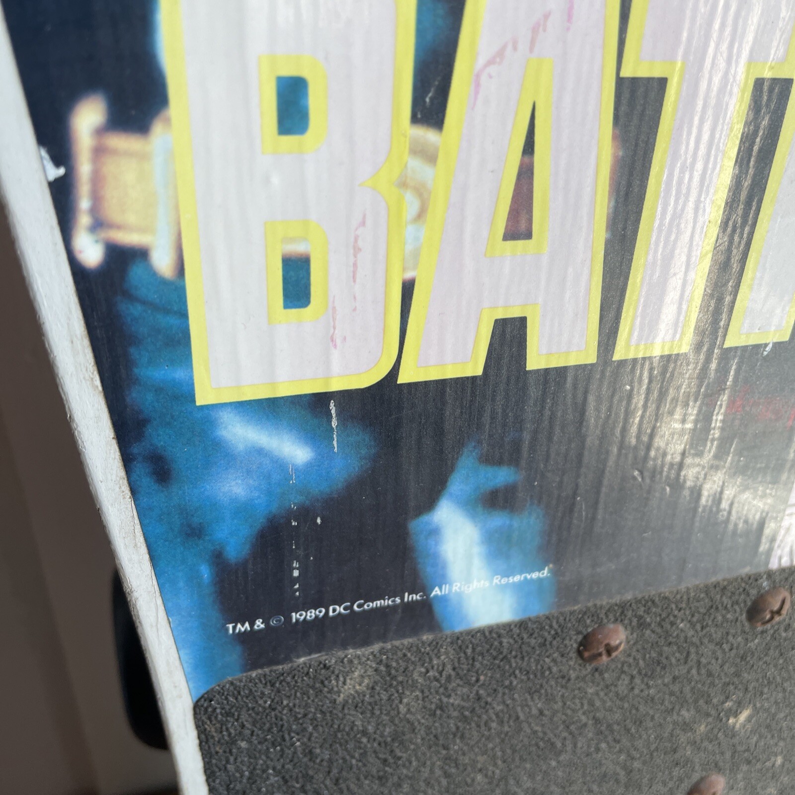 Vintage 1989 Batman Movie Skateboard - Joker DC Comics
