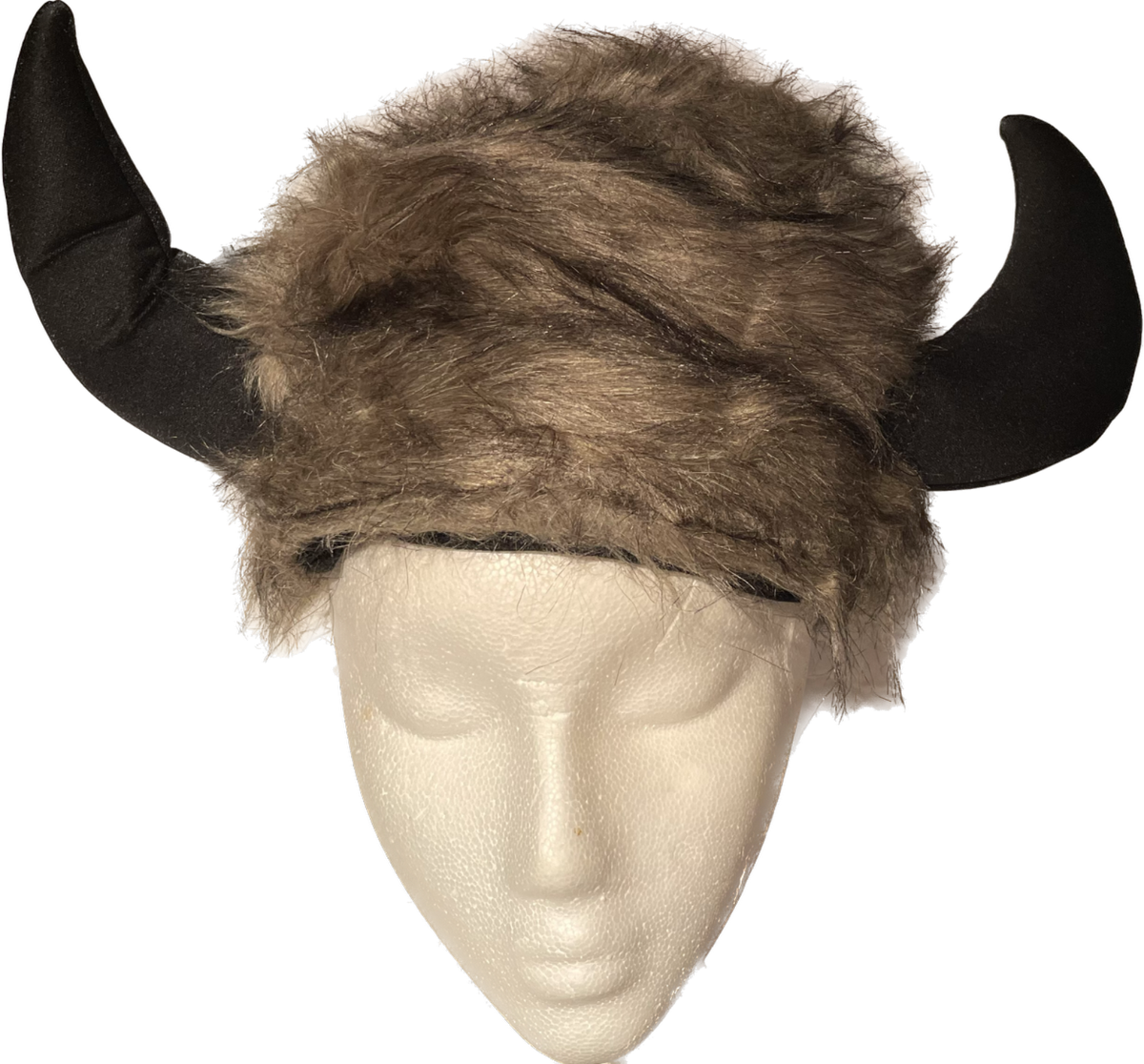 WATER BUFFALO HAT Bull Horns Fred Flintstone Lodge Costume Adult