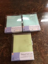 NEW! 3 Packs (2 Multi Color & 1 Solid Green) JoAnn Craft Essentials Textured 