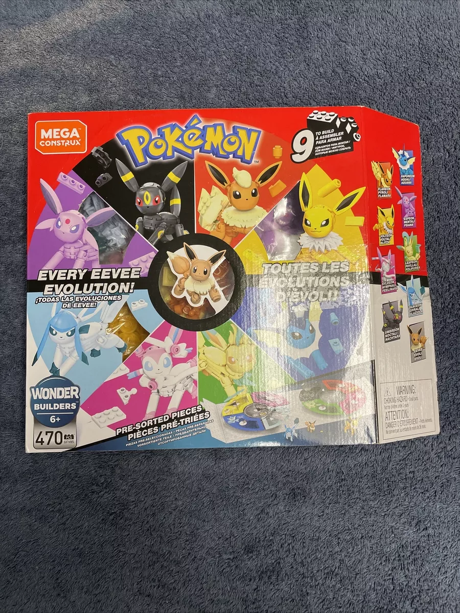 Mega Construx Pokemon Every Eevee Evolution Pack