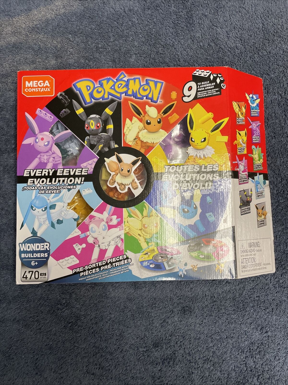 Mega Construx Pokemon Every Eevee Evolution! Pack for sale online