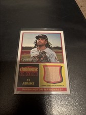  2025 Topps Heritage - Cj Abrams #CCR-CA Game Used Mem Clubhouse Collection  