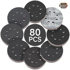 5-Inch Silicon Carbide Sanding Discs - 80PCS Wet/Dry Variety for Metals 0.32 per gallon