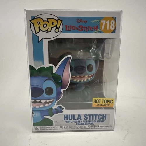 Funko Pop! Disney Lilo Stitch Hula Stitch #718 Hot Topic W/Protector