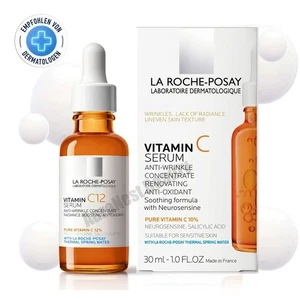 La Roche Posay Pure Vitamin C12 Serum 30ml Hyaluronic & Salicylic Acid EXP 2028