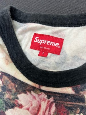 SS13 Supreme Floral PCL Power Corruption Lies Pocket Tee Size L | eBay