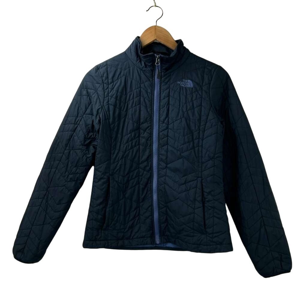 The North Face Women's Small Navy Blue Quilted Full Zip Jacket