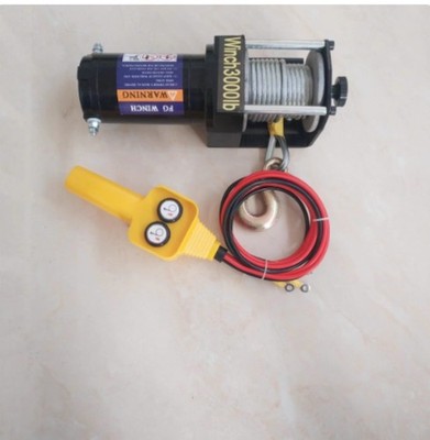 Electric Hoist 12V24V Electric Winch Car Self-rescue Winch Crane