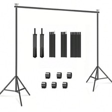 Professional 10x7ft Adjustable Photo Backdrop Stand Metal Balloon Arch Support K