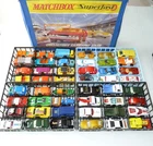 Matchbox Superfast Collectors Carrying Case with Cars, Vintage. 1970's