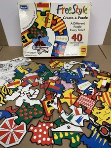 LEGO Free Style Create-a-Puzzle Floor Puzzle Complete With Extra Pieces