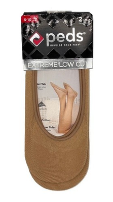 #ad PEDS Women#x27;s Extreme Low Cut Liner Nude women#x27;s Shoe Size: 5 10 6 pair $11.01
