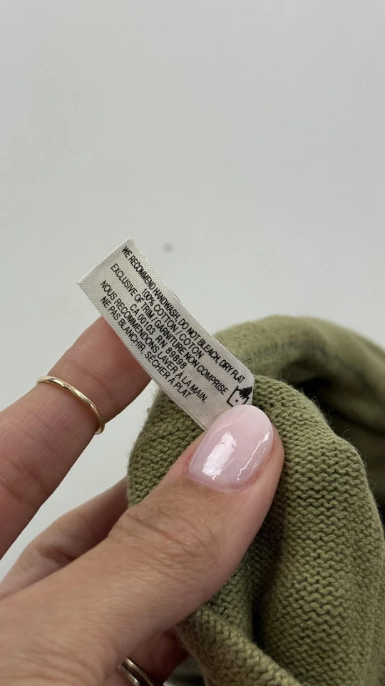 Gorra Parkhurst ajustada para mujer talla única verde oliva tejida ala acanalada gorro Foto 3 de 4