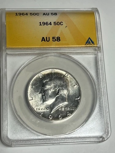 1964 Kennedy Half Dollar 50C ANACS [GRADE] Silver Proof/BU (See Photos)