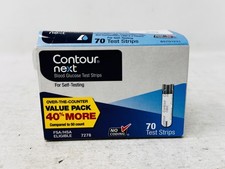 Contour Next Blood Glucose Test Strips, 70 Count - EXP. 02/2027